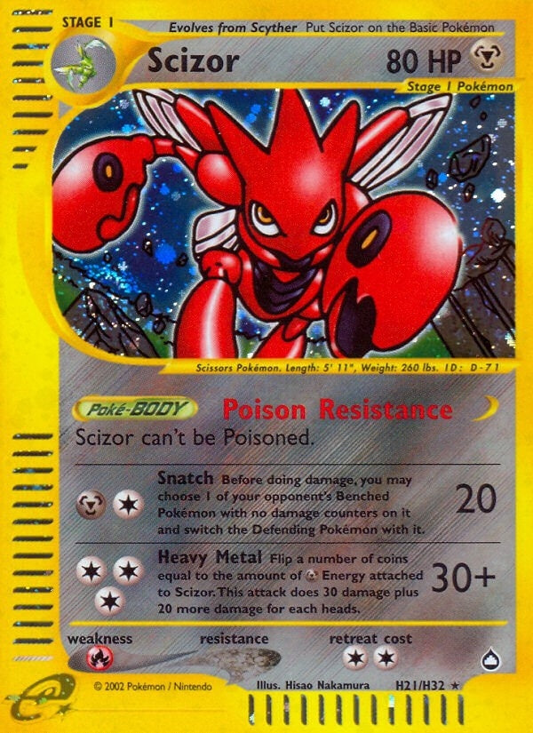 Scizor (H21) (H21/H32) (AQ)