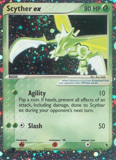 Scyther ex (102/109) (RS)
