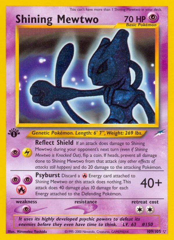 Shining Mewtwo (109/105) (N4)