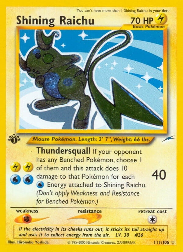 Shining Raichu (111/105) (N4)