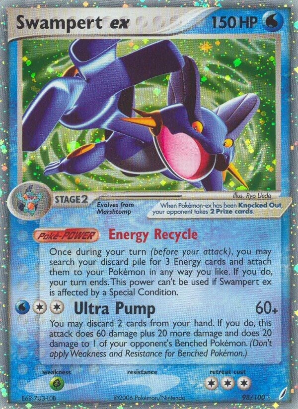 Swampert ex (98/100) (CG)