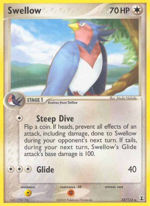 Swellow (32/113) (DS)