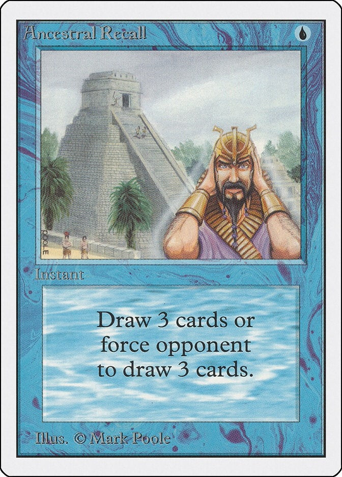 Image for Ancestral Recall (2ED) - Magic: The Gathering