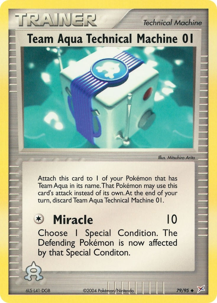 Team Aqua Technical Machine 01 (79/95) (MA)
