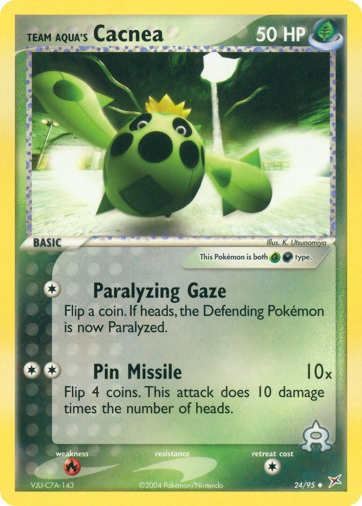 Team Aqua's Cacnea (24/95) (MA)