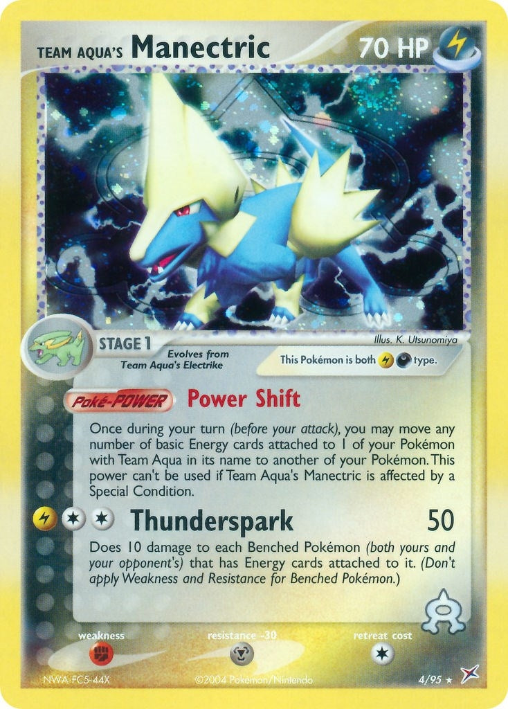 Team Aqua's Manectric (4/95) (MA)