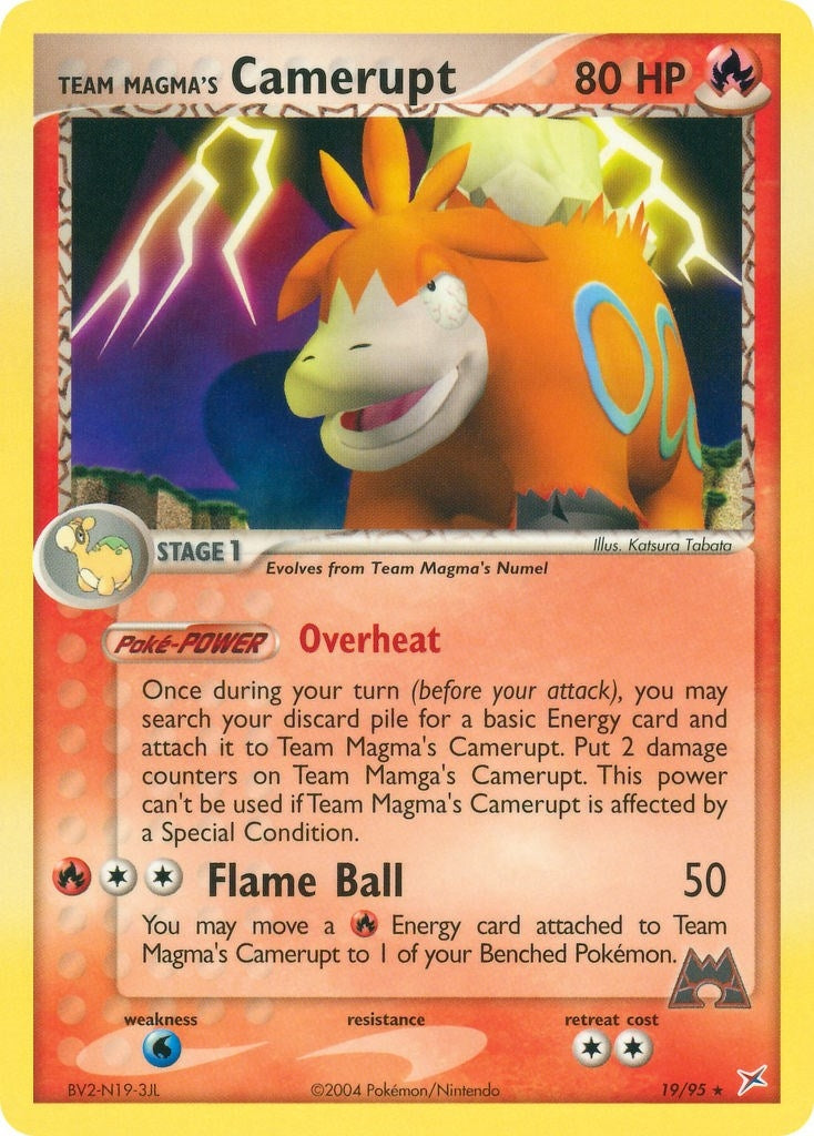 Team Magma's Camerupt (19/95) (MA)
