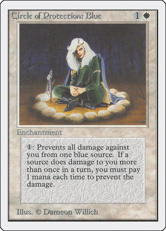 Image for Circle of Protection: Blue (2ED) - Magic: The Gathering