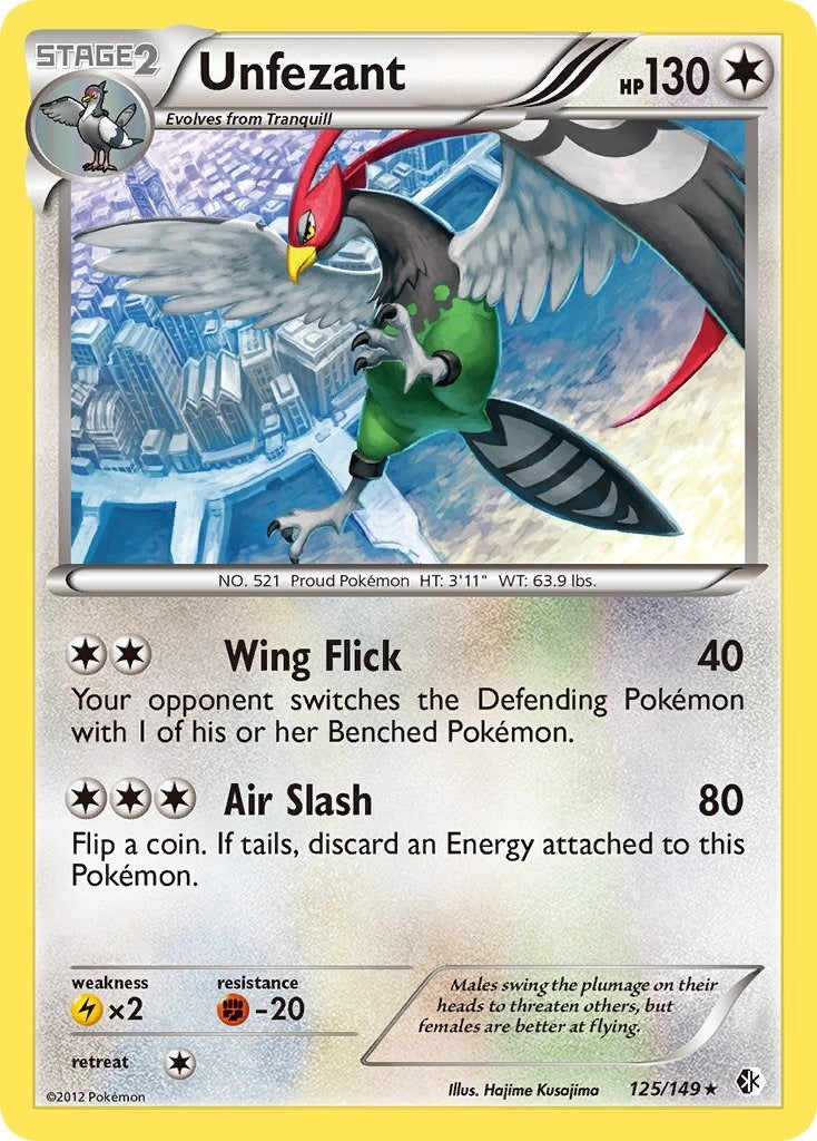Unfezant (125/149) (BCR)