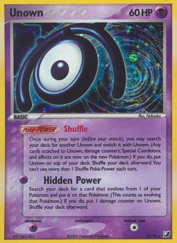 Unown (M) (M/28) (UF)