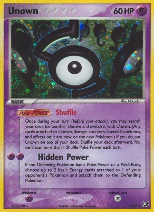 Unown (S) (S/28) (UF)