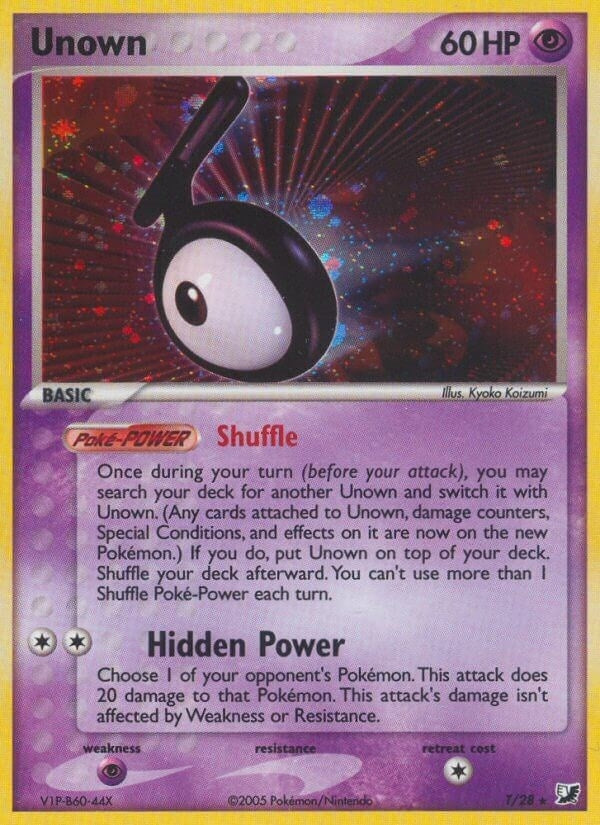 Unown (T) (T/28) (UF)