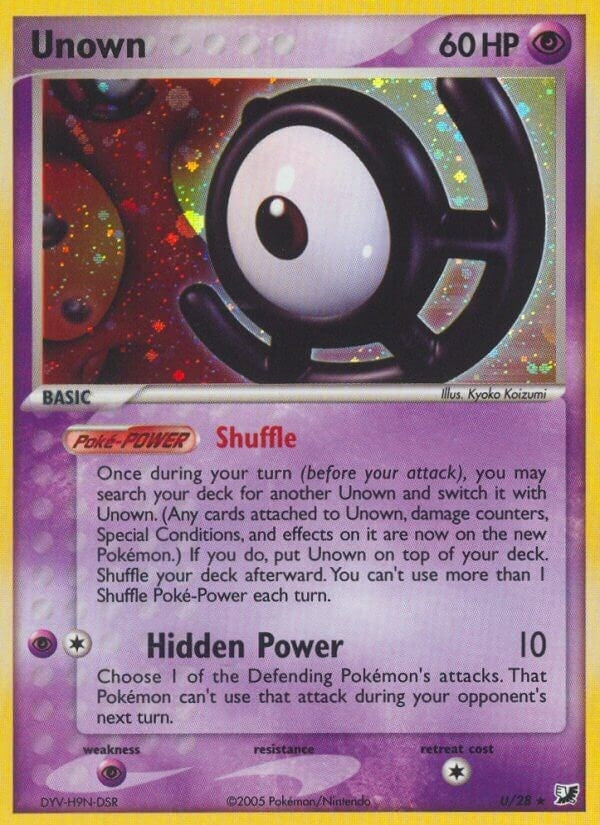 Unown (U) (U/28) (UF)