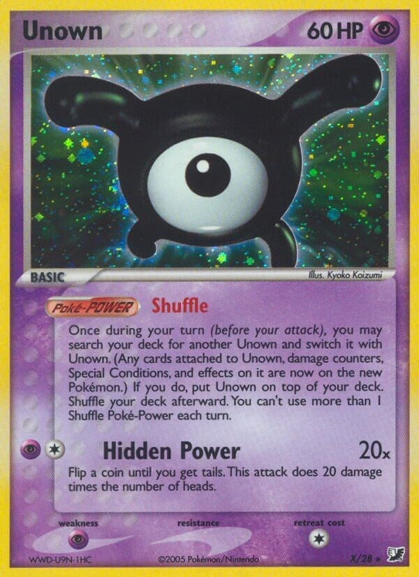 Unown (X) (X/28) (UF)