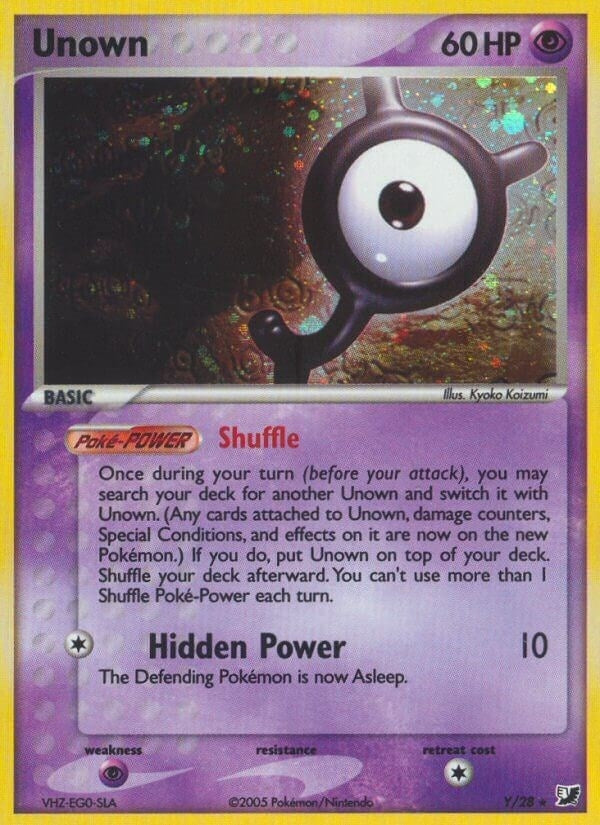 Unown (Y) (Y/28) (UF)