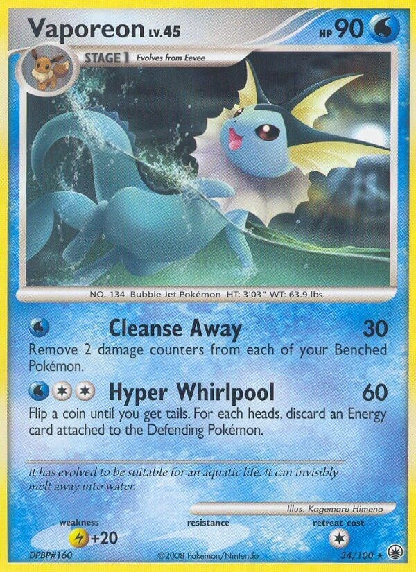 Vaporeon (34/100) (MD)