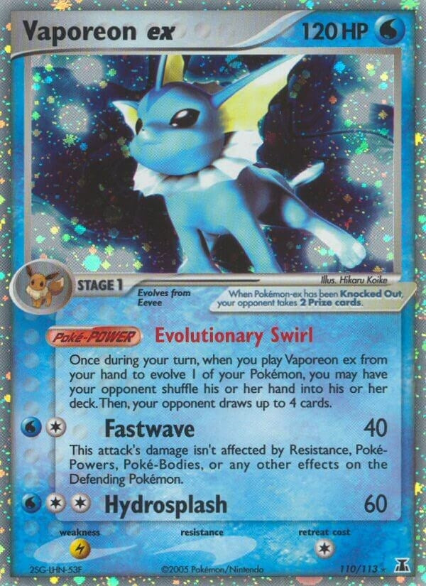 Vaporeon ex (110/113) (DS)