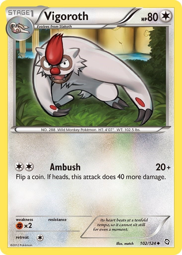 Vigoroth (102/124) (DRX)