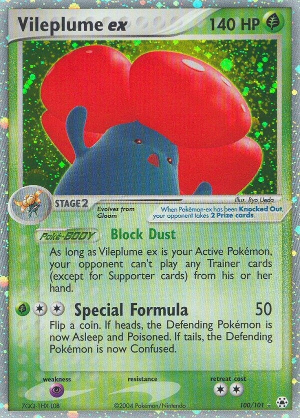 Vileplume ex (100/101) (HL)