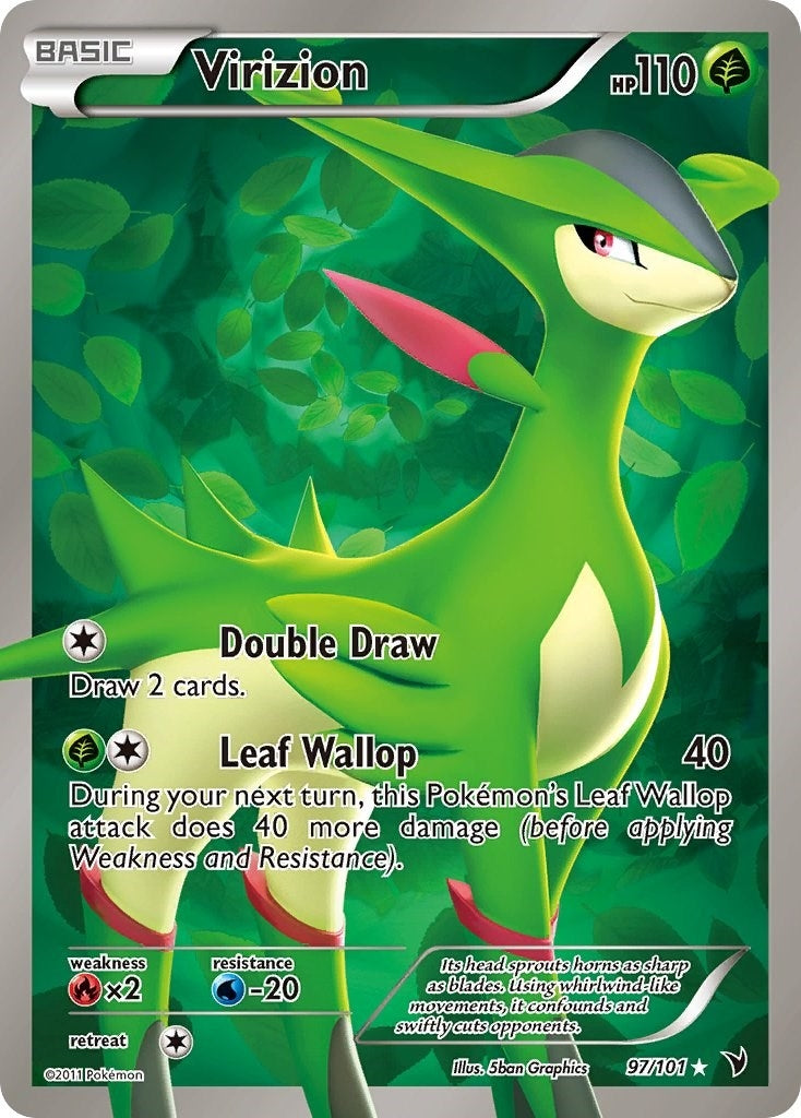 Virizion (Full Art) (97/101) (NVI)