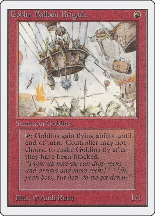 Image for Goblin Balloon Brigade (2ED) - Magic: The Gathering