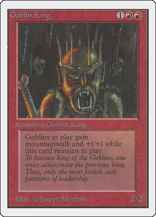Image for Goblin King (2ED) - Magic: The Gathering