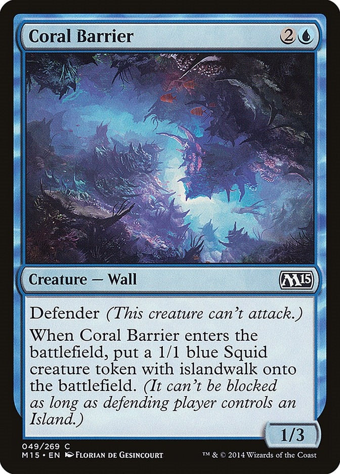 Image for Coral Barrier (49) (M15) - Magic: The Gathering