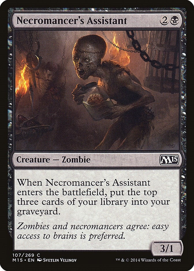 Image for Necromancer's Assistant (107) (M15) - Magic: The Gathering