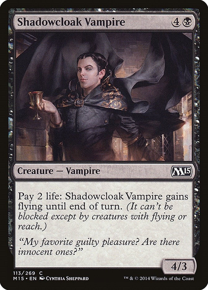 Image for Shadowcloak Vampire (113) (M15) - Magic: The Gathering