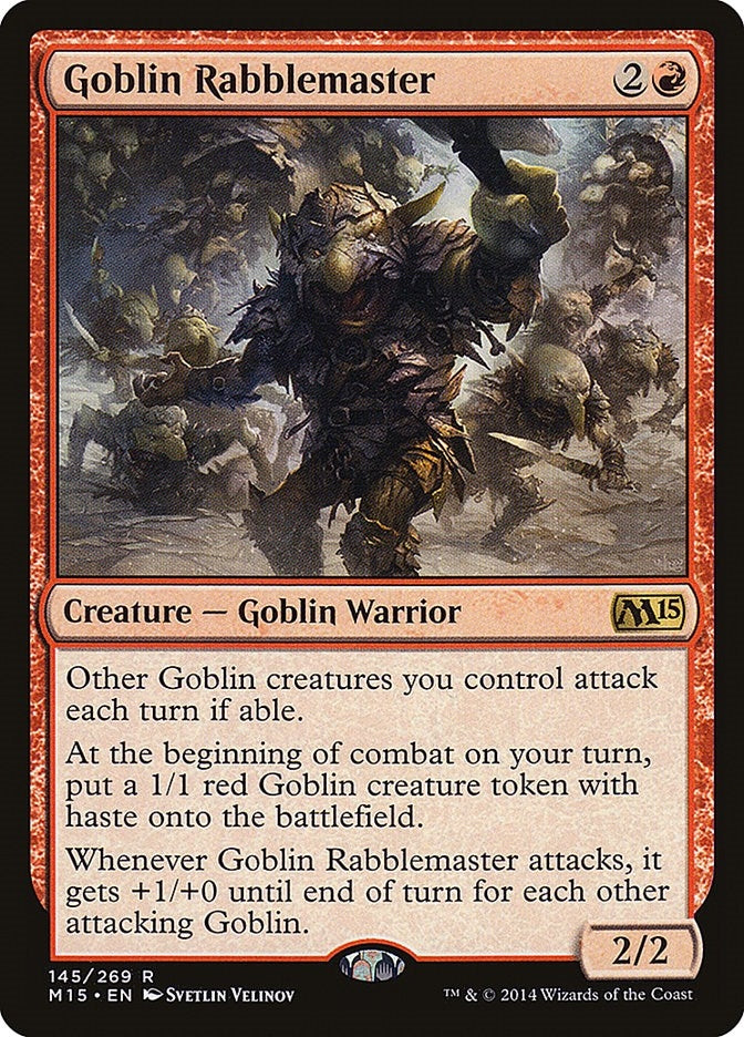 Image for Goblin Rabblemaster (145) (M15) - Magic: The Gathering