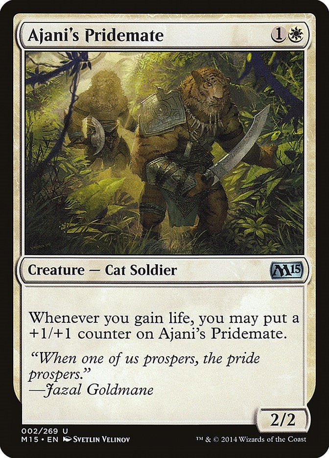 Image for Ajani's Pridemate (2) (M15) - Magic: The Gathering