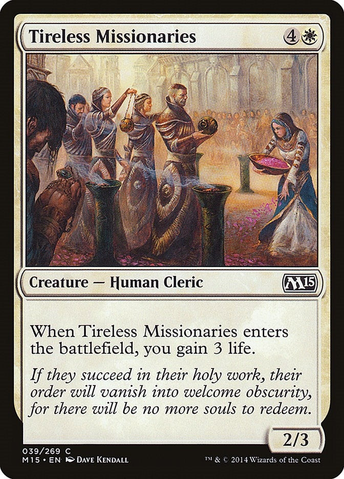 Image for Tireless Missionaries (39) (M15) - Magic: The Gathering