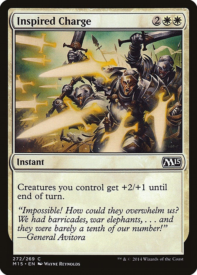 Image for Inspired Charge (272) (M15) - Magic: The Gathering