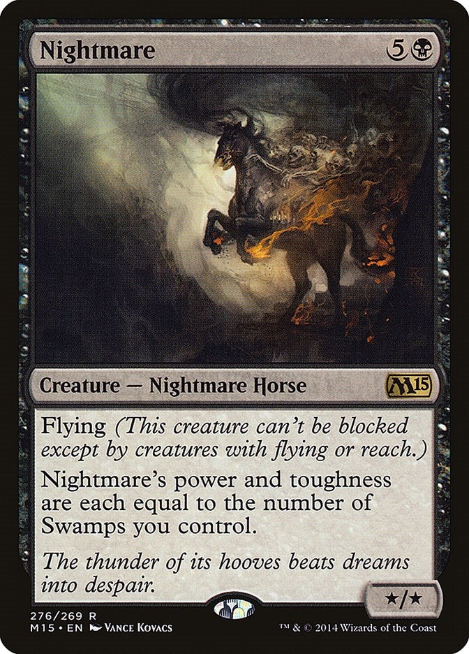 Image for Nightmare (276) (M15) - Magic: The Gathering