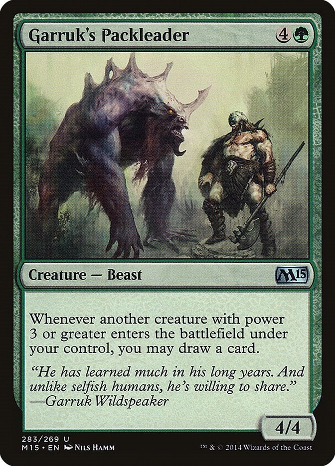 Image for Garruk's Packleader (283) (M15) - Magic: The Gathering