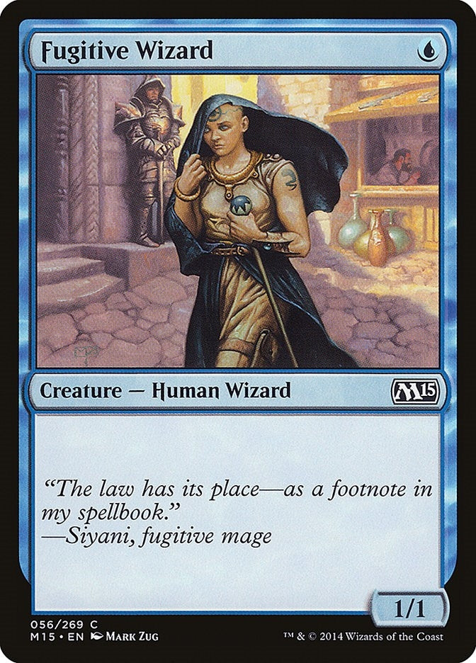 Image for Fugitive Wizard (56) (M15) - Magic: The Gathering