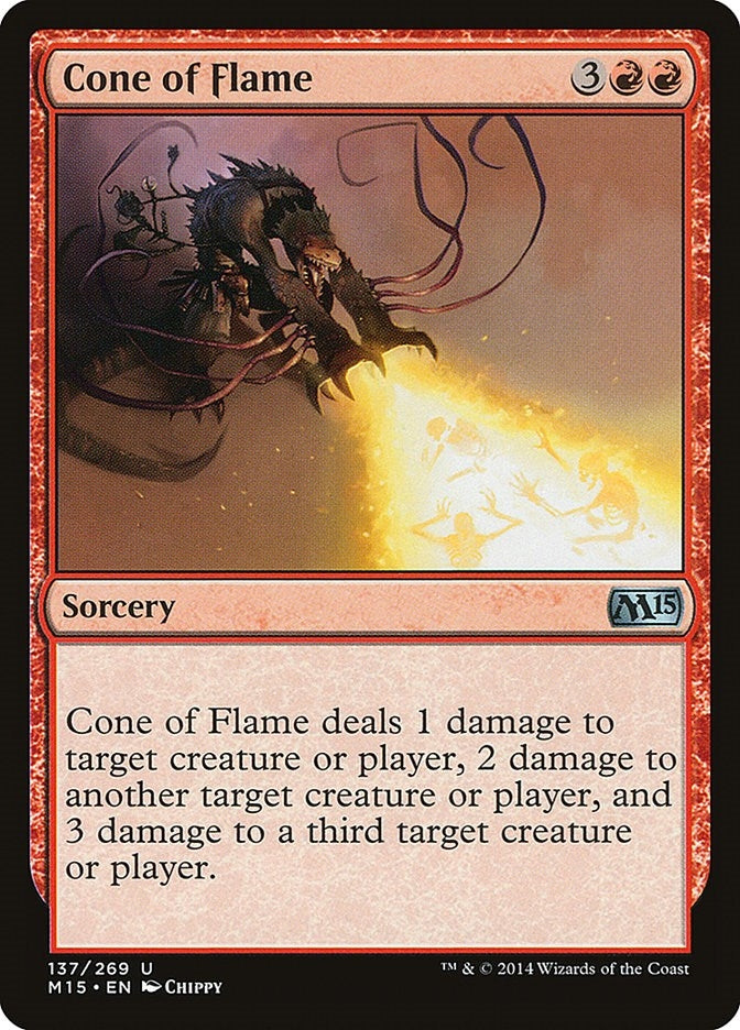 Image for Cone of Flame (137) (M15) - Magic: The Gathering