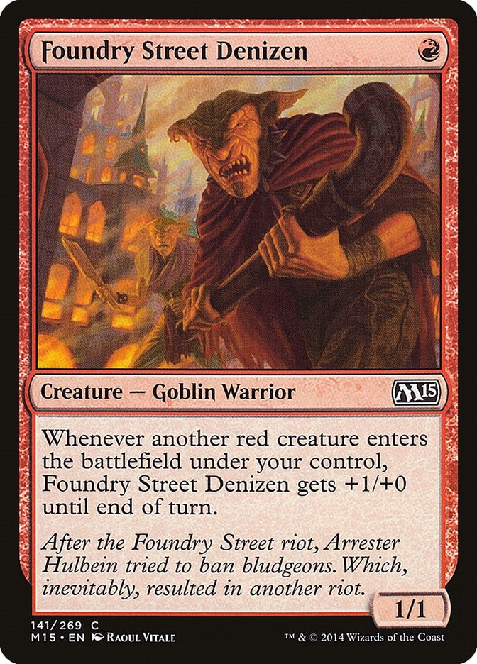 Image for Foundry Street Denizen (141) (M15) - Magic: The Gathering