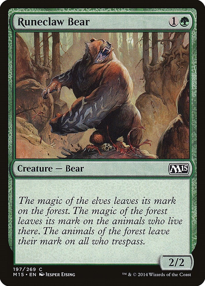 Image for Runeclaw Bear (197) (M15) - Magic: The Gathering