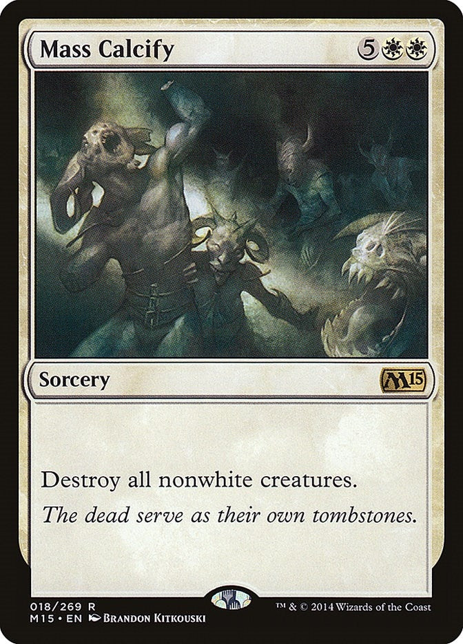 Image for Mass Calcify (18) (M15) - Magic: The Gathering