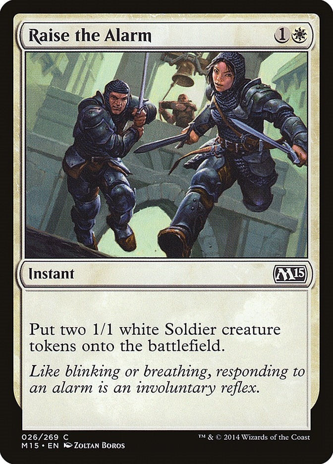 Image for Raise the Alarm (26) (M15) - Magic: The Gathering