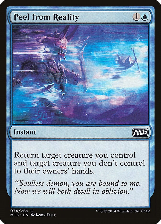 Image for Peel from Reality (74) (M15) - Magic: The Gathering