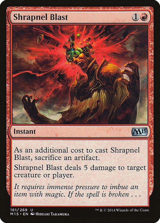 Image for Shrapnel Blast (161) (M15) - Magic: The Gathering