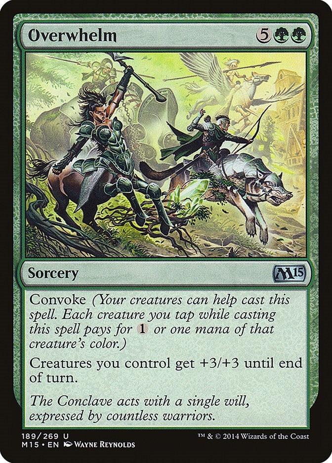 Image for Overwhelm (189) (M15) - Magic: The Gathering