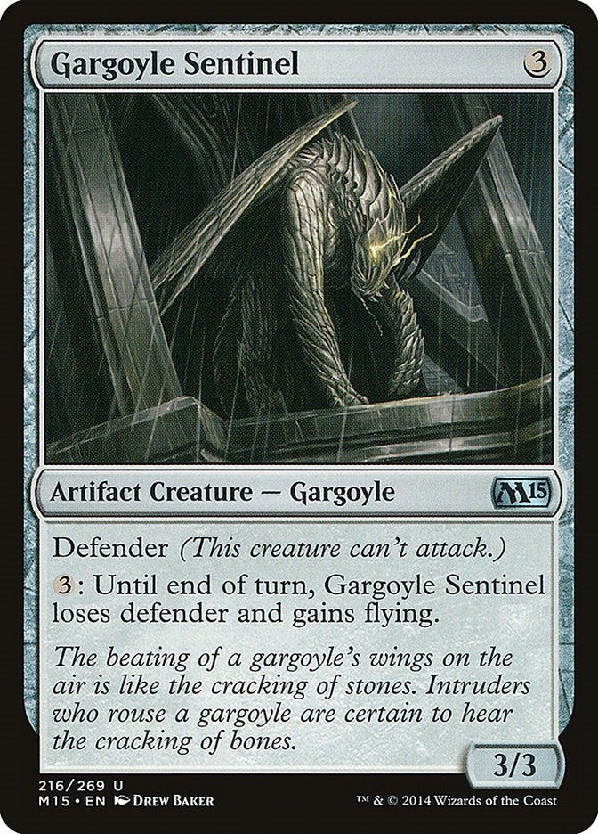 Image for Gargoyle Sentinel (216) (M15) - Magic: The Gathering
