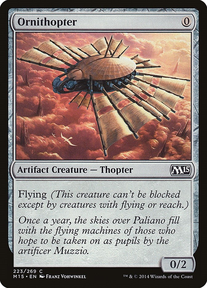 Image for Ornithopter (223) (M15) - Magic: The Gathering
