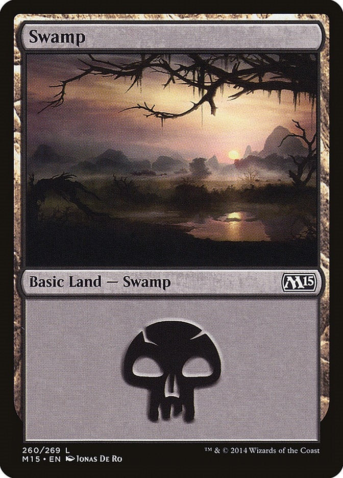 Image for Swamp (260) (260) (M15) - Magic: The Gathering