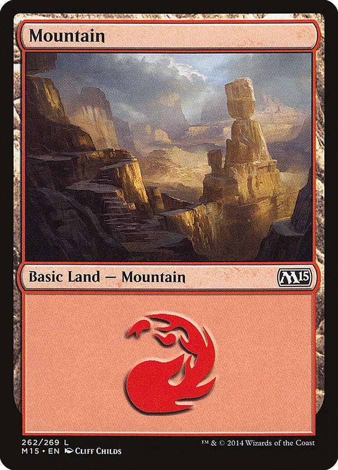 Image for Mountain (262) (262) (M15) - Magic: The Gathering
