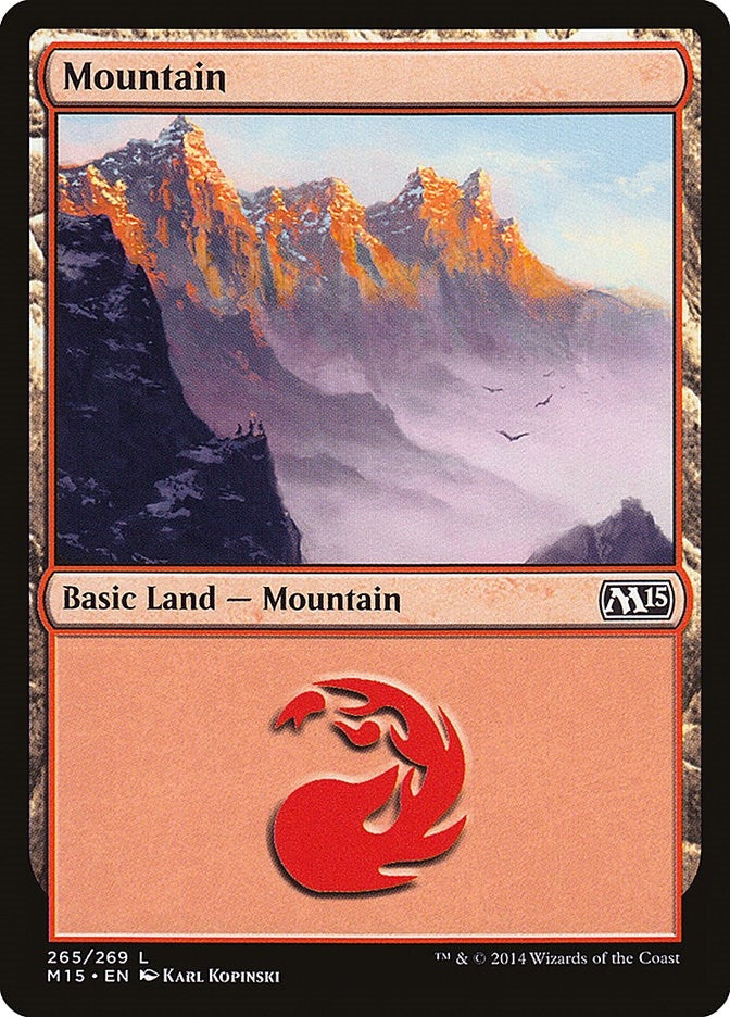 Image for Mountain (265) (265) (M15) - Magic: The Gathering