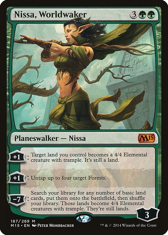 Image for Nissa, Worldwaker (187) (M15) - Magic: The Gathering